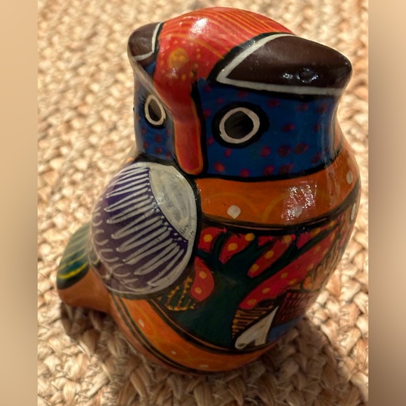Hecho En Mexico Vintage Hand Painted Folk Art Bird. Rare Find! - Picture 3 of 6